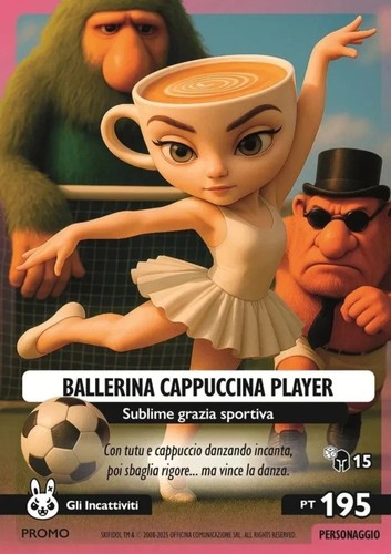 Ballerina cappuccina player - ballerina,
