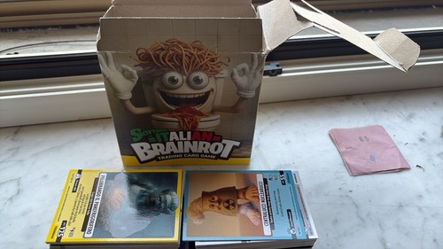 Italian brainrot trading card - italian,